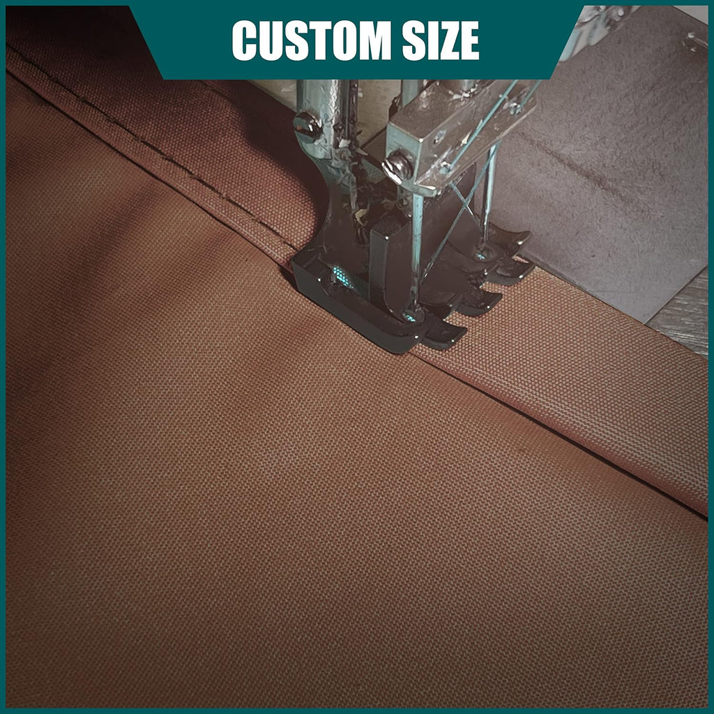 Royal Shade 12' x 16' x 20' Brown Triangle Waterproof Sun Shade Sail Order to Make Canopy Awning, UPF50+ 95% UV Blockage Water Resistant, Outdoor Backyard Patio Garden (We Customize)