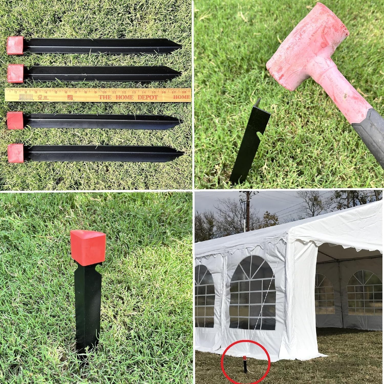 DELTA 40'x20' PE Marquee Party Tent, Tents for Parties, Large Wedding Tent, Carpas para Fiestas,Heavy Duty Canopy, Outdoor Event with Waterproof Top + 5 Storage Bags
