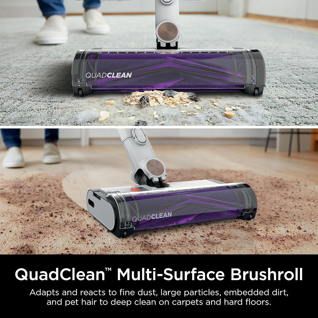 Shark IW1111 Detect Pro - Lightweight Cordless Vacuum Cleaner with HEPA Filter, Portable Handheld Attachment, Crevice Tool, Rechargeable Multi-Surface Stick Vacuum for Household Pet Hair, Dark Grey
