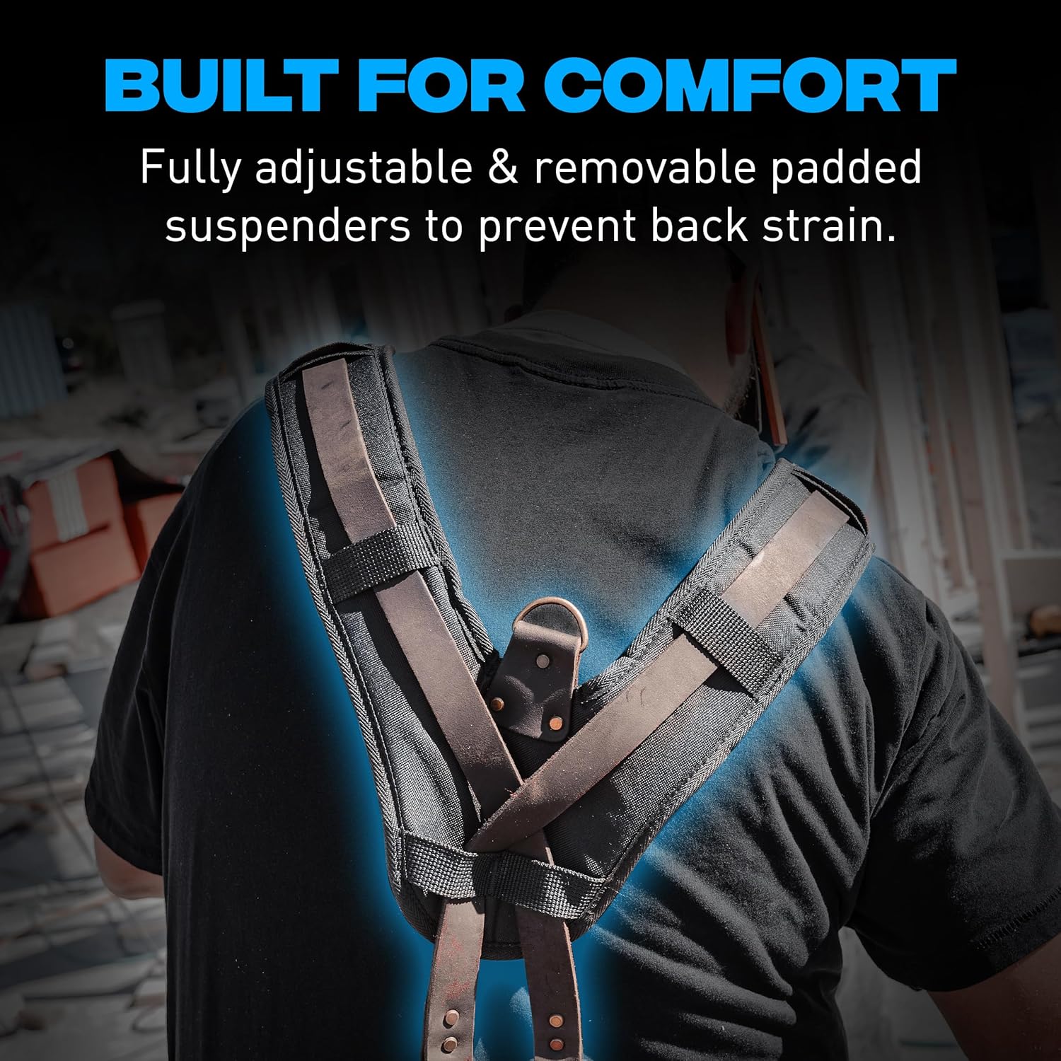 Ox Pro Carpenter Tool Belt - 22-Pocket Leather Tool Belt Pouches - Small Belt made of Oil-Tanned Leather with Double-Stitching and Steel Rivets - OX-P263606