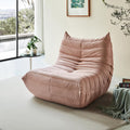 Bean Bag Chair - Corner Sofa, Fireside Chair Bean Bag Sofa Large Bean Bag Chair for Adults,Fireside Floor Couch for Living Room, Bedroom, Gaming & Office (Yellow, Single) (Pink, Single)