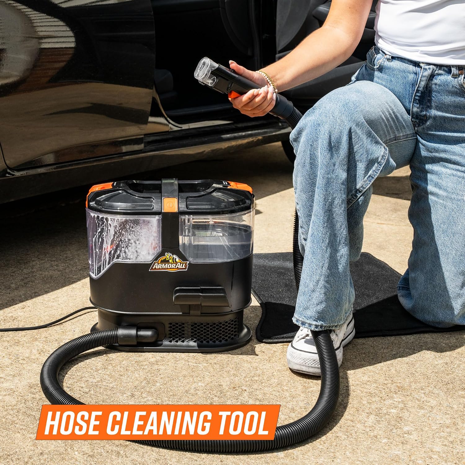 Armor All SCA702 901 7 Amp Portable Spot Cleaner for Car Cleaning, Carpet and Upholstery Stain Removal