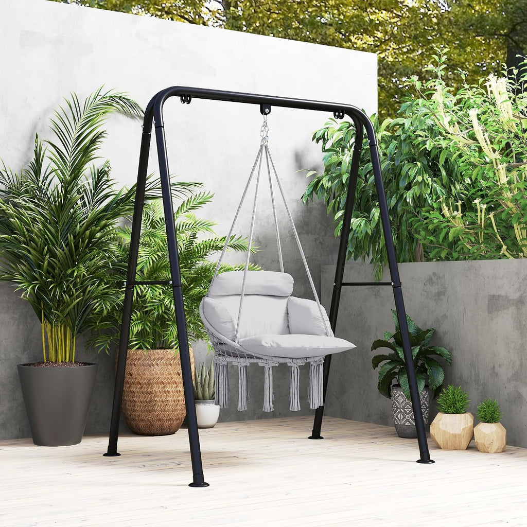 Hammock Hanging Swinging Chair, for Bedroom, Porch, Hanging Chair, Hammock Chair Swing Chair for Bedroom, Patio, Balcony,Swing Chair with Hanging, Chair for Bedroom Indoor Outdoor 31.5' W x 23.6' D