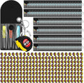 Jutom 408 Pcs Mini Tape Measure Keychain Bulk Mini Screwdriver Keychain Set Adult Tool Party Prize for Father's Men Gifts