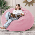 5FT Bean Bag Chairs Teardrop Bean Bag Chair for Adults Beanbag Chair with Memory Foam Filled Machine Washable Cover for Living Room, Bedroom