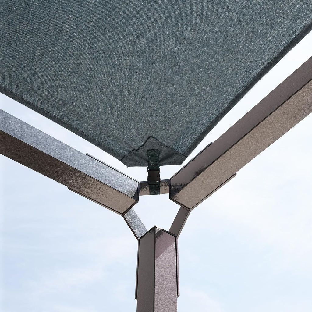 Sojag Outdoor 8' x 8' Dunwich Pergola Open Gazebo, Grey