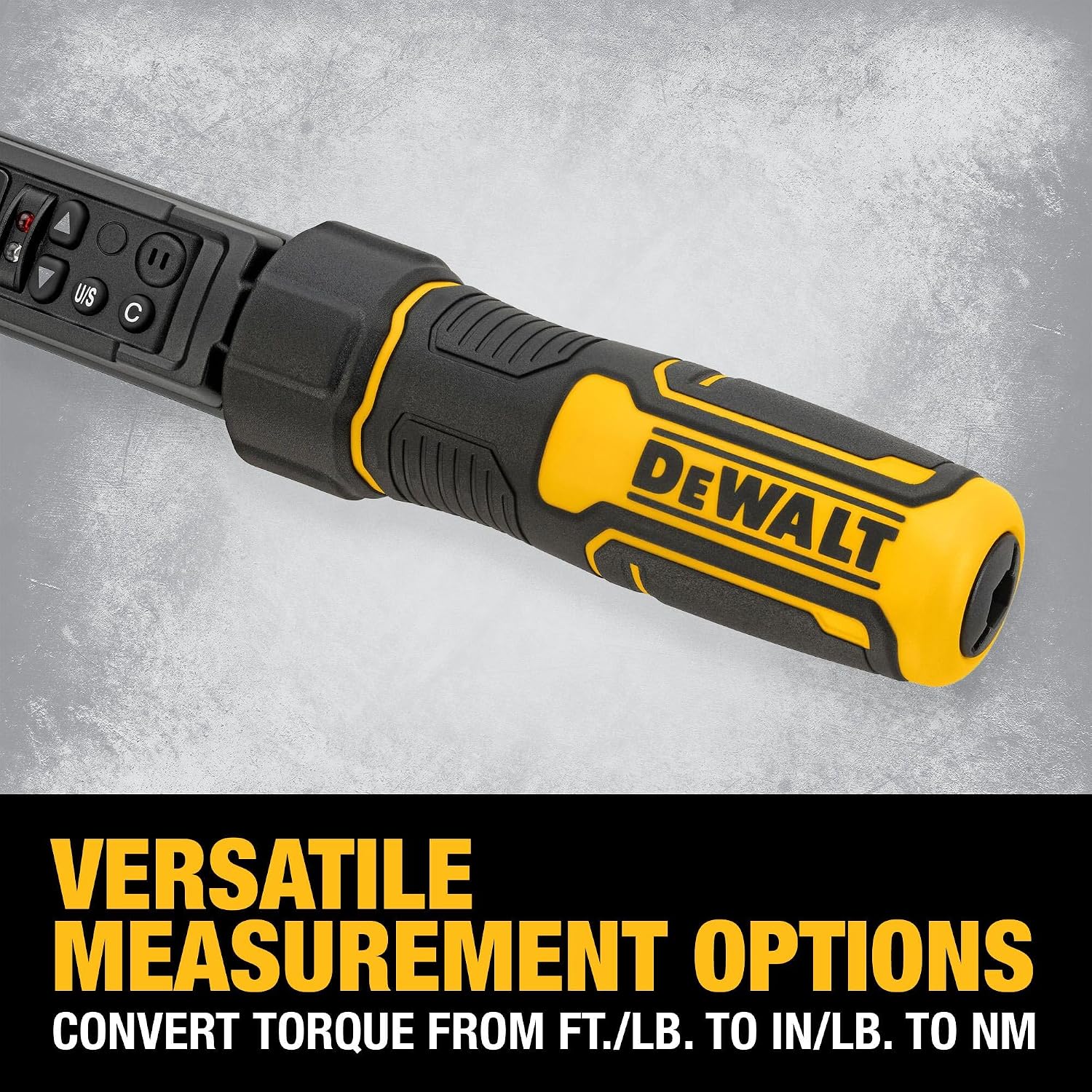 DEWALT Digital Torque Wrench, 1/2 inch Drive, 50-250 FT-LB, with Storage Case (DWMT17060)